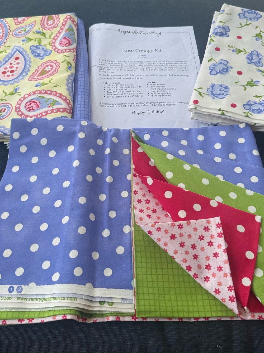 🆕Rose Cottage Quilt Kit🆕 - Picture 10 of 15